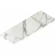 Ступень Italon Charme Deluxe Invisible White Scalino Ang Sx Nat угловая левая 33x80 620070001633