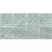 Настенный Декор Opal Comp.Rodia Turquoise (Комплект 2 Плитки) 15x30 Cifre Ceramica