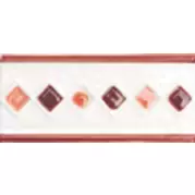 Декор Natucer Classic Fine Cenefa Rhombus Scarlet 7x15