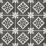 Декор 24416 Art Nouveau Padua Black 20x20 Equipe