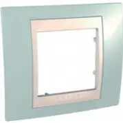 Рамка Schneider Electric Unica MGU6.002.570 Морская Волна/Бежевый (1 пост)