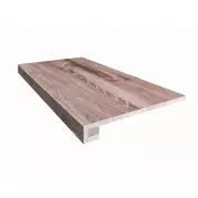 Ступень Estima Brigantina Aged Oak неполированная (прямоугольный бортик + подступенок) 33x120 BG03