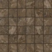 Мозаика Estima Bernini Dark Brown полированная 5х5 30x30 BR04