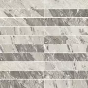 Декор 729062 I Marmi Di Rex Marble Gray Mosaico Luc 3x15 30x30 Rex Ceramiche