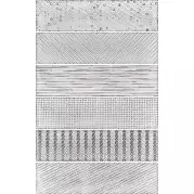 Декор 24054 Splendours Fabric Grey 7.5x30 Equipe