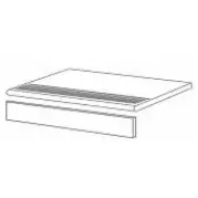 Подступеннок 3TMH5R Piase Fiamma Alzata Fiammata 20mm 16.5x90 Emil Ceramica