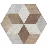 Декор Fioranese Heritage Deco Exagona Texture 4 34.5x40 HET4EX