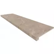 Комплект Estima Bernini Beige BR02 (Ступень неполированная 33x120 (прямоугольный бортик) без насечек + Подступенок (14.5x120)