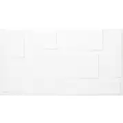 Плитка Fanal Rev. Blocks Blanco Relieve 32.5x60 настенная