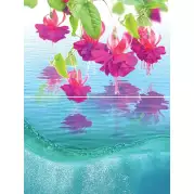 Панно Муза-Керамика Ocean Flowers 30x40 P2-1D240