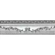 Бордюр El Molino Excelsior Plata-Blanco Cenefa 8x30