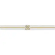 Бордюр Royal белый 6.3x60 Laparet