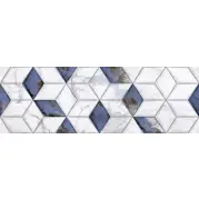 Плитка Primavera Tiziana Aqua Decor 04 Glossy 30x90 настенная DG05-04