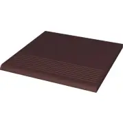 Ступень Natural Brown простая гладкая 30х30 Paradyz