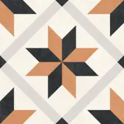 Керамогранит Motto Ceramic Levels Orange Decor 1036 20x20 N100076