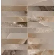 Мозаика Rex Ceramiche Reves De Rex Choco Glossy Mosaico 3x15 30x30 770255