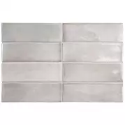 Плитка Equipe Coco Amber Grey Glossy 5x15 настенная 27990