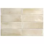 Плитка Equipe Coco Canvas Glossy 5x15 настенная 27985