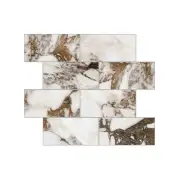Мозаика Rex Ceramiche Les Bijoux De Rex Breche Capraia Matt 6mm Muretto Sfalsato 7.5x15 30x30 767610