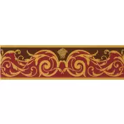 Бордюр Versace Vanitas Fascia Classica Rosso 39.4x11 37330