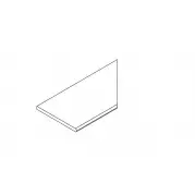 Бортик Atlas Concorde Russia Rinascente Grey Round Angolo Sx 30x60 закругленный угловой левый 620090000900