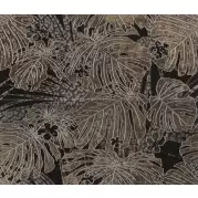Панно 532103 Natural Decoro Monstera Modulo B+D Black 64x75 Roberto Cavalli