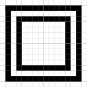 Декор 187778 Black and White Grid 20x20 Dune