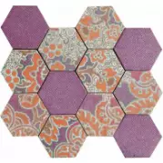 Мозаичный декор Naxos Kilim Mosaico Suite Lilla 25,5x30