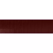 Плитка Tubadzin Groove Burgundy 1 Gloss Str 7.8x29.8 настенная