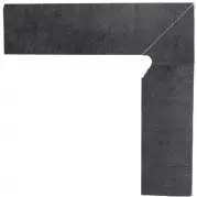 Плинтус Paradyz Bazalto Grafit Cokol 2 El.-prawy 8.1x30