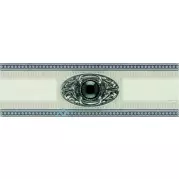 Бордюр Zirconio Senses Cenefa Afra 2 Grey Beige 9x30