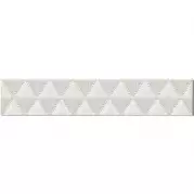 Бордюр Border Illusio Geometry Bianco 31.5х6.2 Azori