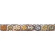 Бордюр Azori Navarra Mocca Arabesco 6,2x50,5