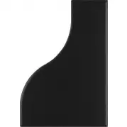 Плитка Equipe Curve Black Matt 8.3x12 настенная 28861