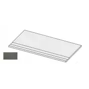 Ступень La Fabbrica Ardesia Gradino Bordo Svasato Grigio 40x80 137752