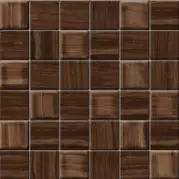 Мозаичный декор Rondine group Eramosa Brown Mix Nat-Lapp (5x5) 30x30