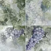 Декор Monocolor Biselado Set Acuarela Uvas A 4pzs 10x10 Absolut Keramika