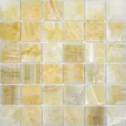 Мозаика настенная CV20011 Onyx Mos.Polished Golden Oniyx 5x5 30.5x30.5 Colori Viva