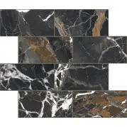 Мозаика Rex Ceramiche Les Bijoux De Rex Ombre Caravage Glossy 6mm Muretto Sfalsato 7.5x15 30x30 767601