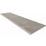 Ступень Estima Bernini Grey неполированная с насечками 30x120 BR03