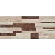 Плитка Ceranosa Arles Slab Mix Marron 23.5x58 настенная