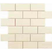 Настенная мозаика Neri ADNE2025 Biselado PB Biscuit 5x10 Enmallado 30.5x30.9 Adex