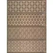 Плитка Fabresa Aria Santorini Dark Brown 10x30 настенная