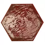 Керамогранит Prissmacer Rain Bordeaux Hex 19.8x22.8