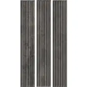 Клинкер Paradyz Carrizo Basalt Elewacja Struktura Stripes Mix Mat 6.6x40