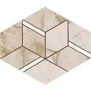 Мозаика AVA Ceramica Bolgheri Stone Rombo Beige Nat Ret 22x37 196102