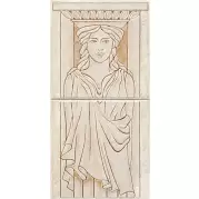 Декор Del Conca Calliope P2 Decor Giallo Chiaro 20x20