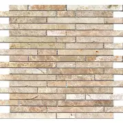 Мозаика настенная CV20080 Strips Polished Light Emperador 30.5x30.5 Colori Viva