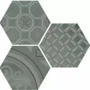 Декор Cifre Ceramica Vodevil Dec. Grey 3 17,5x17,5 (комплект)