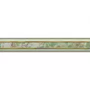 Бордюр La Platera Gaudi Moldura с цветами 4x25